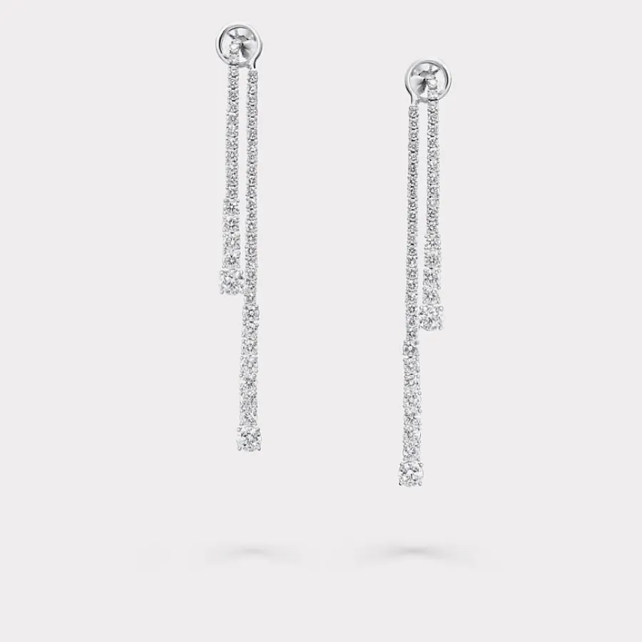 گوشواره نقره زنانه طرح آویز بلند