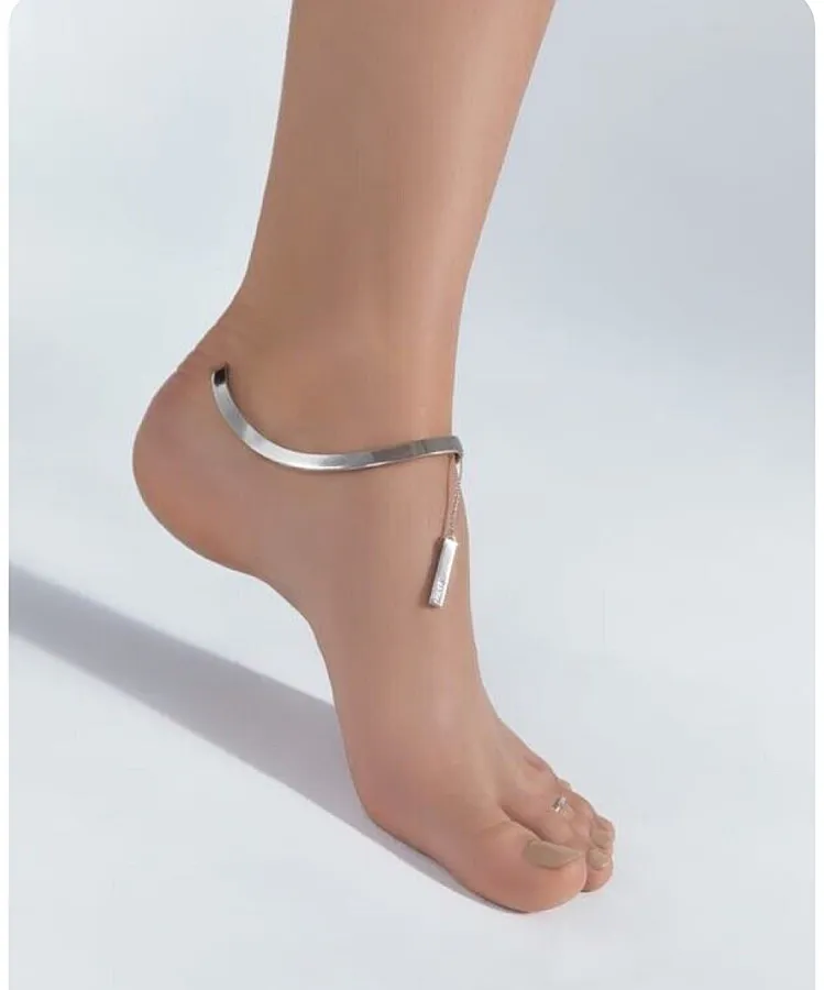 پابند نقره زنانه طرح خاص