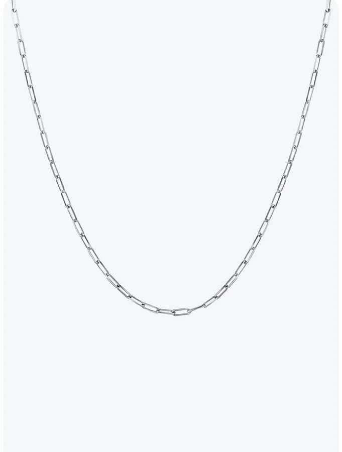 زنجیر نقره زنانه طرح دیپلمات