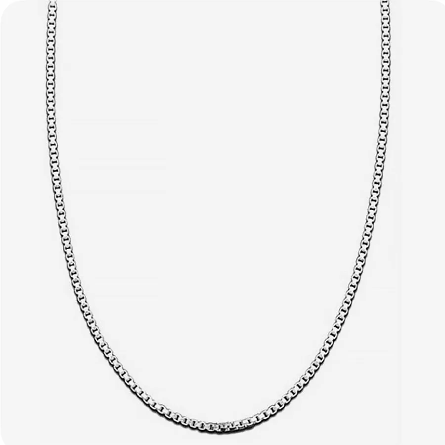 زنجیر نقره زنانه طرح ونیزی