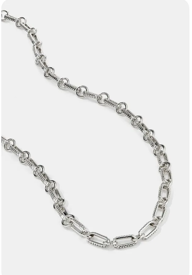 زنجیر نقره زنانه طرح قلمدون