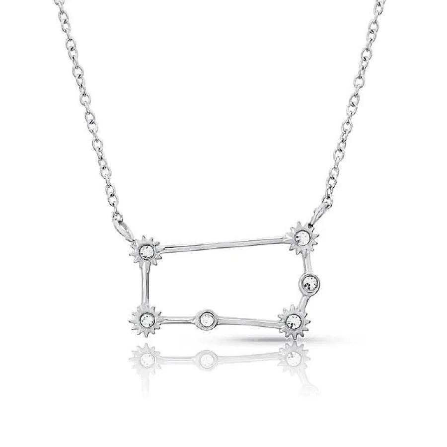 گردنبند نقره زنانه طرح صورت فلکی خرداد