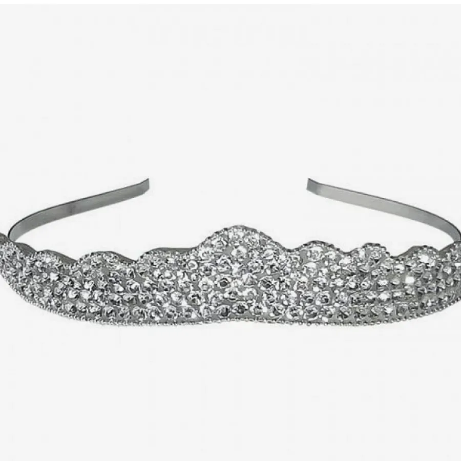 تاج نقره زنانه عروس پرنگین