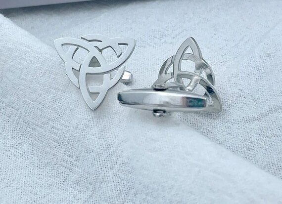 دکمه سردست نقره زنانه