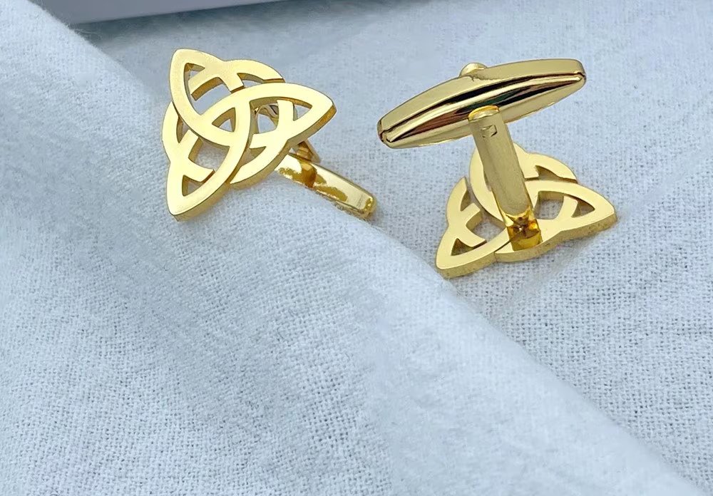 دکمه سردست طلا زنانه